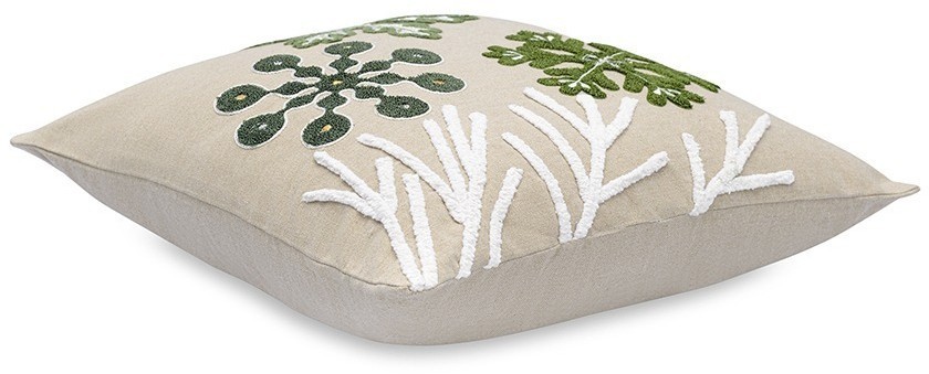 Подушка декоративная с вышивкой snow flakes из коллекции new year essential, 45х45 см (75361)