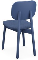 Стул с обивкой saga, рогожка, синий (76423)