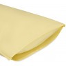 Комплект постельного белья из стираного перкаля светло-желтого цвета из коллекции essential, 150х200 см (77731)
