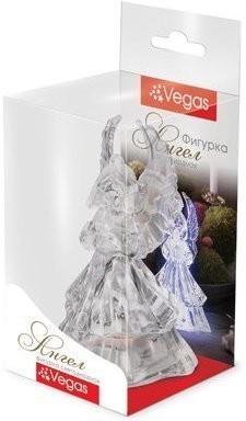 Фигурка светодиодная Vegas Ангел с батарейкой 5х9,5 см, 24V 55053 (64435)