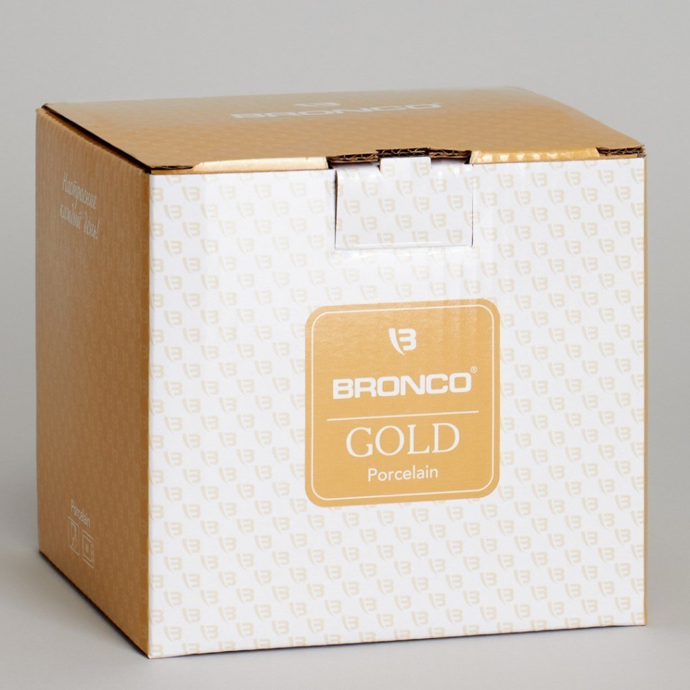 Набор салатников bronco "gold" 4 шт. 11,5*6,5 см 300 мл (263-1363)