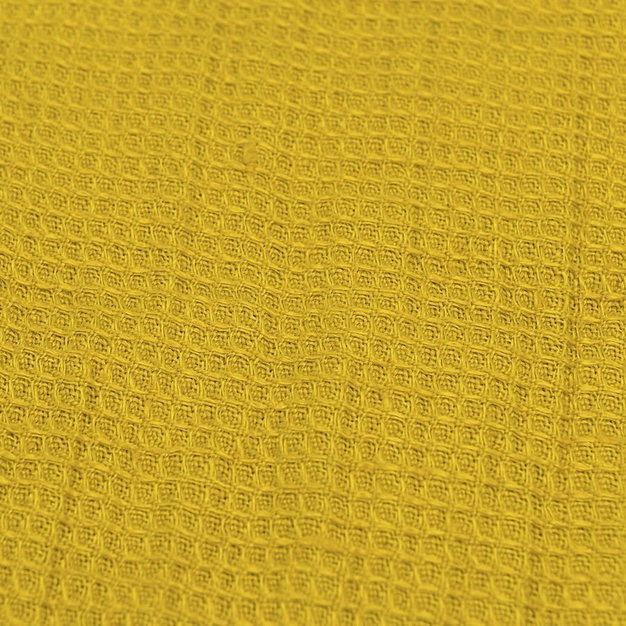 Набор из двух кухонных жаккардовых полотенец горчичного цвета из коллекции essential (75107)