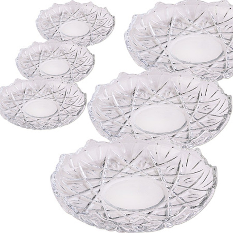 Набор тарелок 6пр, 18 см Orkiden (545-1)