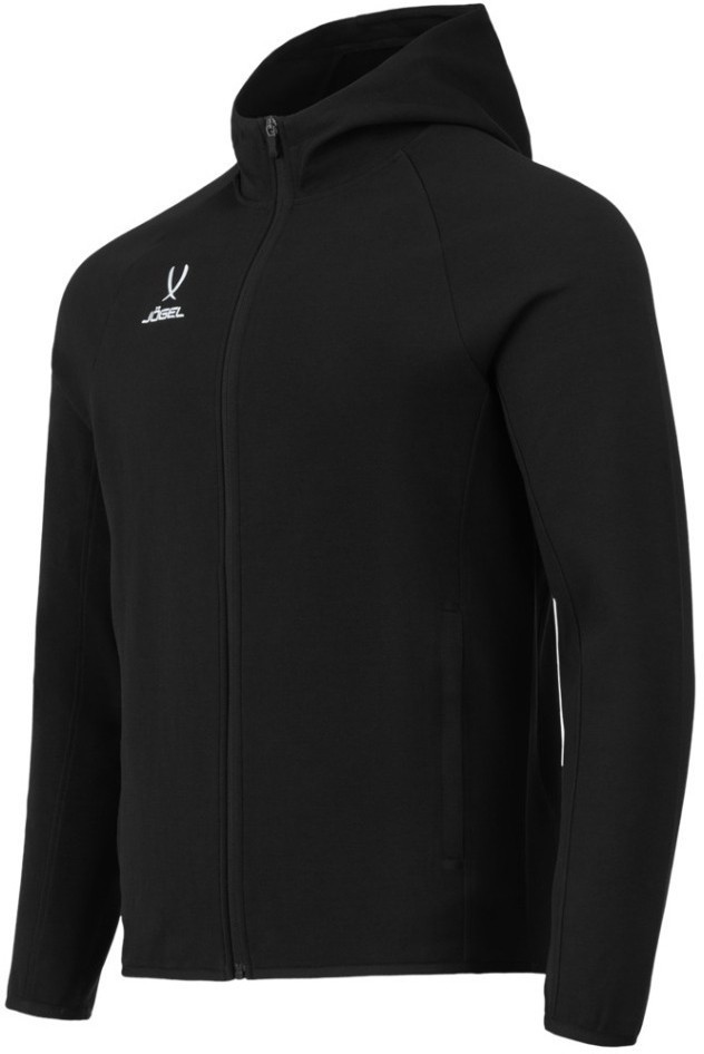 Худи на молнии JOGEL ESSENTIAL Athlete Hooded FZ Jacket, черный (2114045)