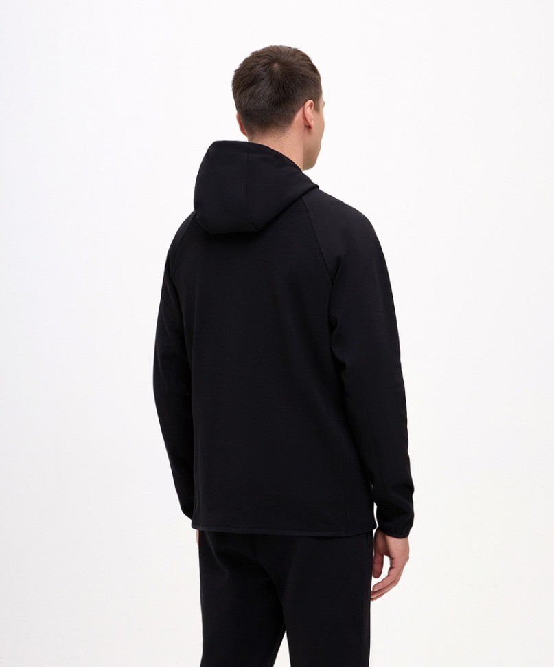 Худи на молнии JOGEL ESSENTIAL Athlete Hooded FZ Jacket, черный (2114045)