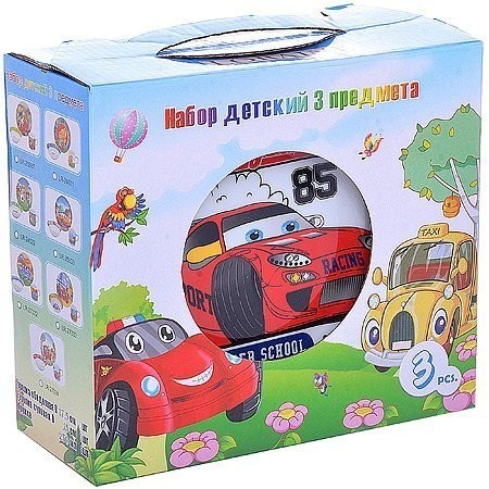 Детский набор посуды Машинка LORAINE (30548)