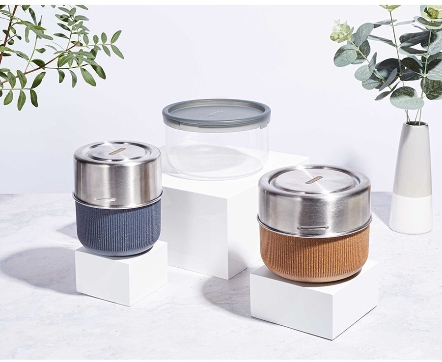 Ланч-бокс glass lunch pot, 600 мл, коричневый (67614)