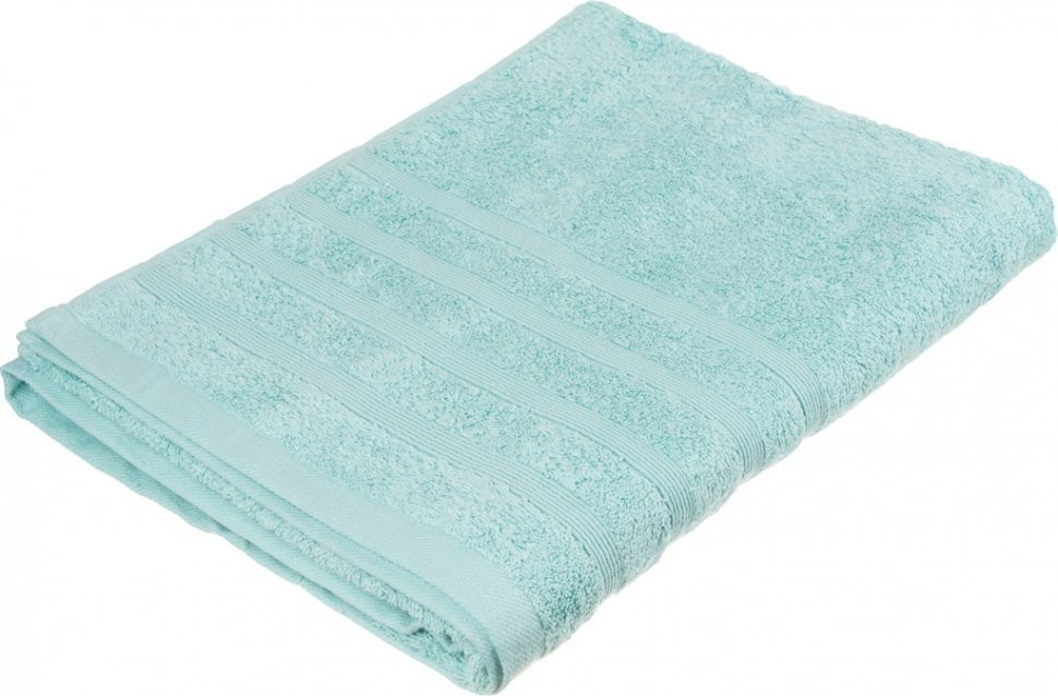 Полотенце 90*160 см, 100% хлопок, плотность 450 г/м2 цвет мятный SANTALINO (982-027)