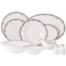 Обеденный сервиз Вивьен (комбинированный), 6 персон, 27 предметов - AL-18-129/27/K-E5 Anna Lafarg Emily