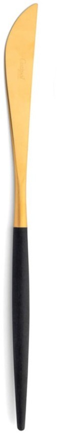 Нож столовый GO.03GB, нержавеющая сталь 18/10, matte gold/black, CUTIPOL