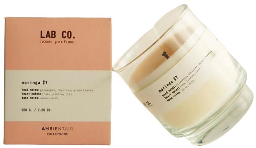 Свеча ароматическая lab co, moringa, 40 ч (78024)