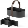 Органайзер bellwood caddy, 30х23 см, черный/орех (76805)