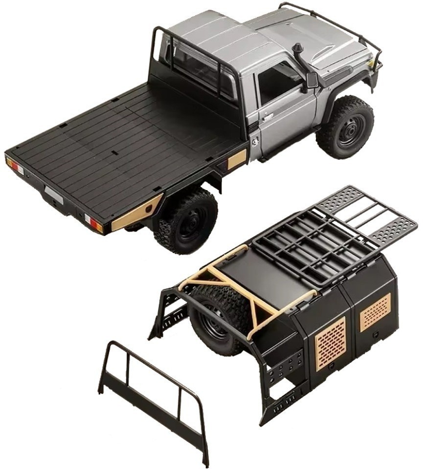 Радиоуправляемый внедорожник Toyota Land Cruiser LC79 4WD 1:12 (MN-82S-SILVER)
