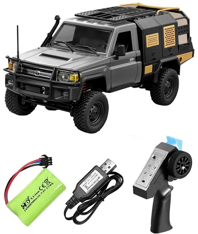 Радиоуправляемый внедорожник Toyota Land Cruiser LC79 4WD 1:12 (MN-82S-SILVER)