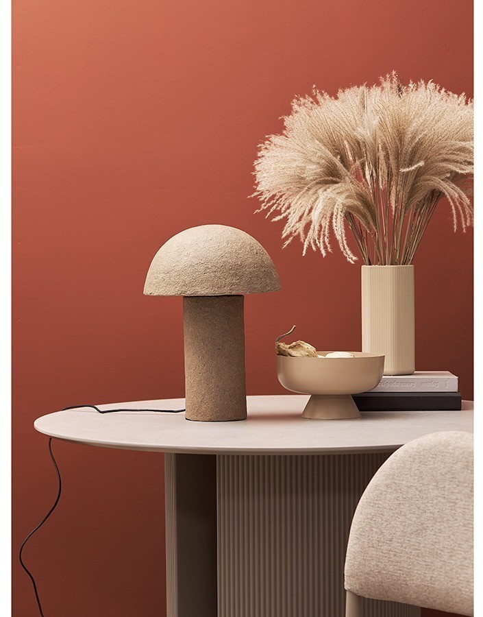 Лампа настольная texture sleek, D32х42 см, бежевая (77944)