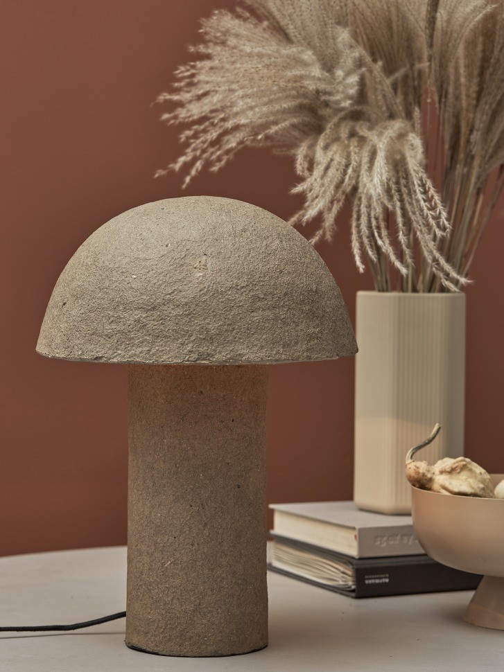 Лампа настольная texture sleek, D32х42 см, бежевая (77944)