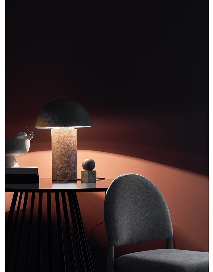 Лампа настольная texture sleek, D32х42 см, бежевая (77944)