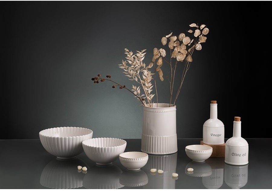 Подставка для кухонных аксессуаров белого цвета из коллекции kitchen spirit (73622)