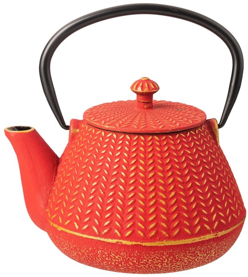 Заварочный чайник чугунный с эмалированным покрытием внутри 1000 мл Lefard (734-083)