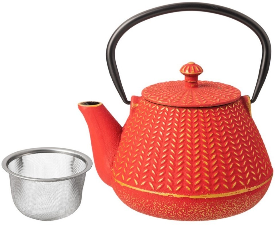 Заварочный чайник чугунный с эмалированным покрытием внутри 1000 мл Lefard (734-083)