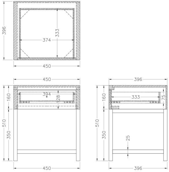Тумба 45*40*51 (00003015)
