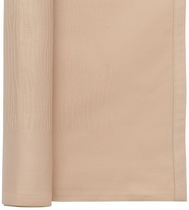 Салфетка сервировочная жаккардовая бежевого цвета из хлопка с вышивкой из коллекции essential, 53х53 см (72150)