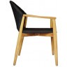 Полукресло Mika MikaDiningArmChair, Массив дерева, текстиль, Black, ROOMERS FURNITURE