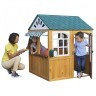 Детский деревянный домик для дачи  "Бунгало у моря" (00405_KE)