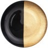 Тарелка "bohemia" black/gold 21см Bronco (336-114)