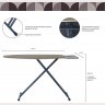 Доска гладильная напольная smart iron, 123х44 см, песочная (77351)
