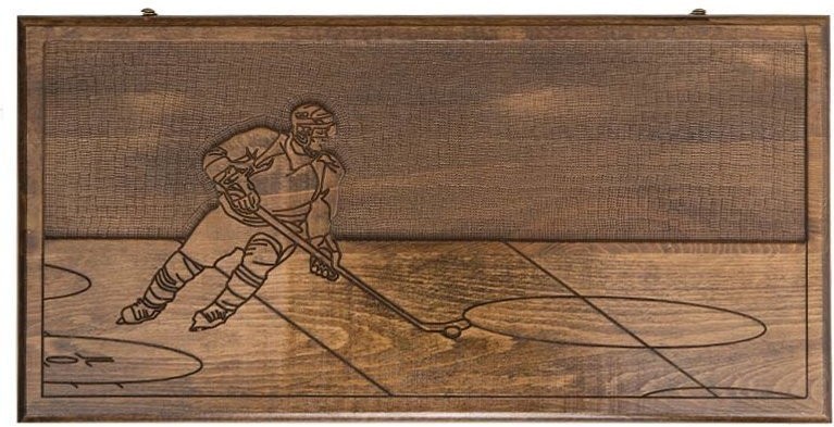 Нарды резные "Хоккей", Ustyan (28840)