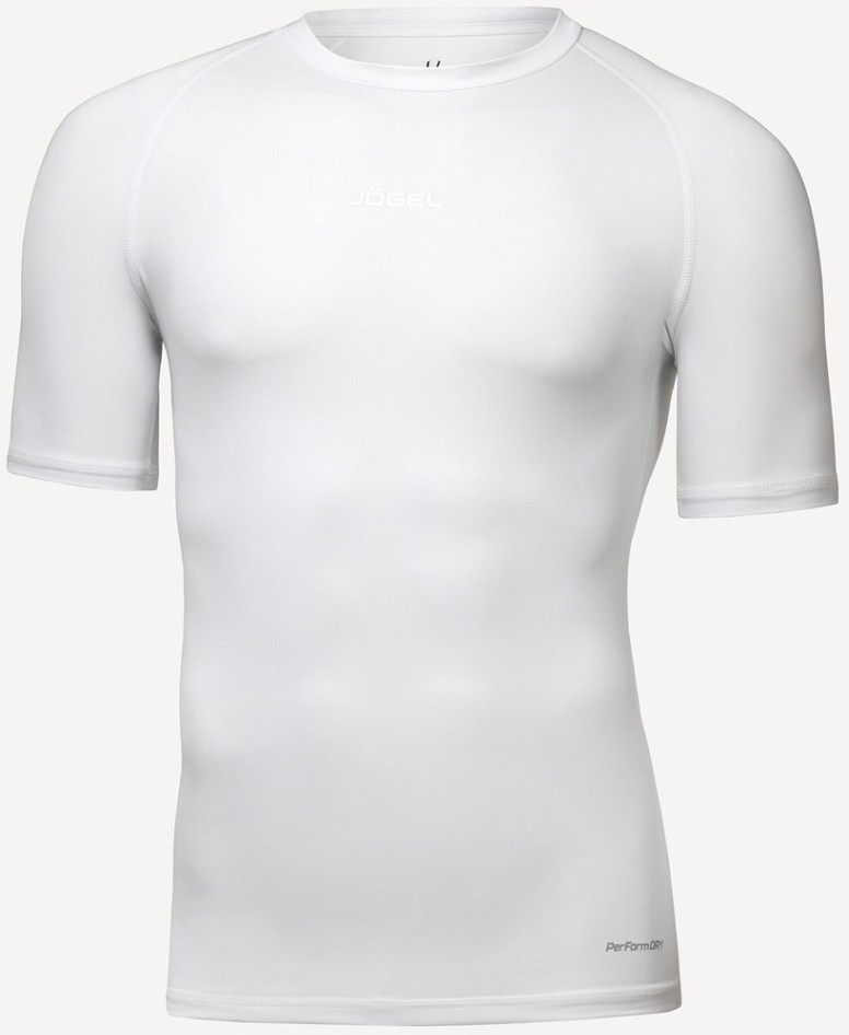 Футболка компрессионная с коротким рукавом JOGEL CAMP PerFormDRY Baselayer SS Tee, белый (2125151)