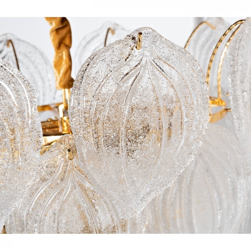 Люстра латунь, стекло D.58*H.57см (TT-00005225)