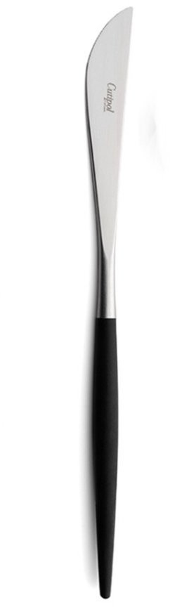 Нож столовый GO.03, нержавеющая сталь 18/10, композитный материал, matte chrom/black, CUTIPOL