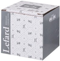 Кружка стеклянная с фарфоровым ситом 420 мл Lefard (87-310)