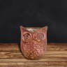 Подсвечник сова FS262, 10, стекло, Pink/Grey, RESTORATION HARDWARE