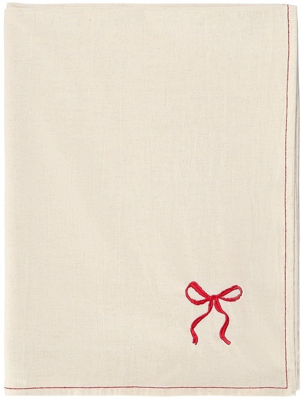 Скатерть fancy bows бежевого цвета из коллекции essential, 180х240 см (79433)