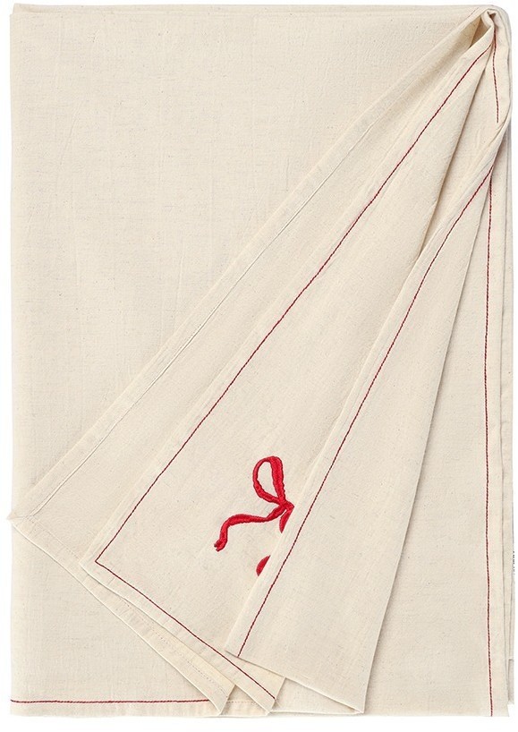 Скатерть fancy bows бежевого цвета из коллекции essential, 180х240 см (79433)