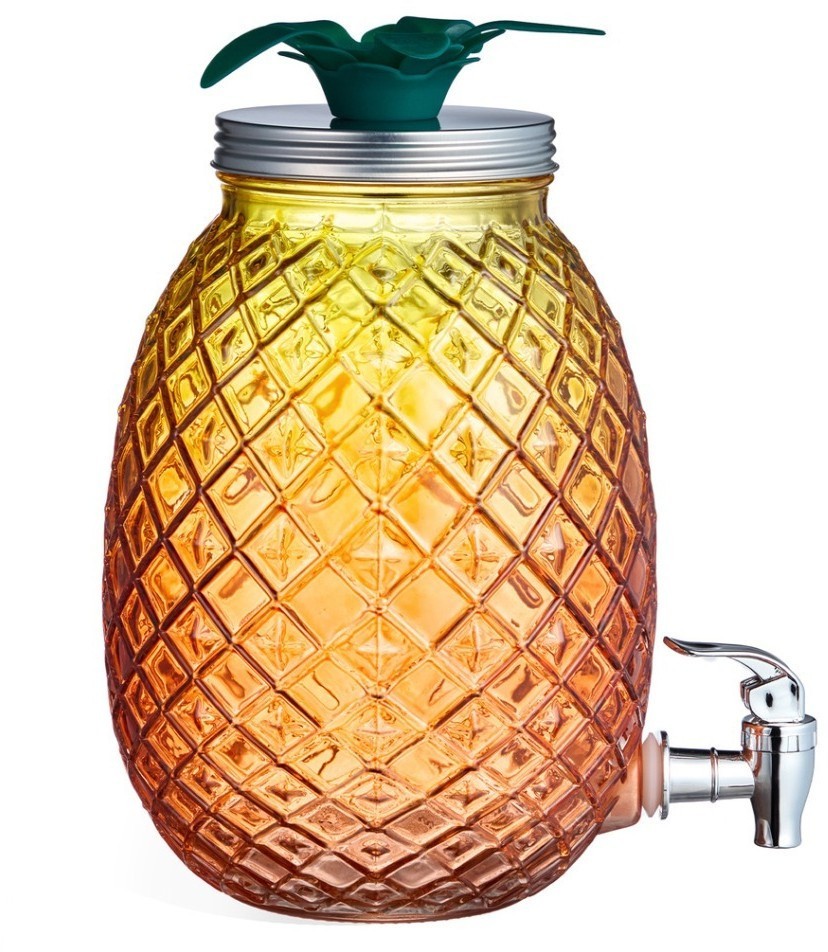 Диспенсер для напитков "pineapple", 18*25,5 см, 4 л Lefard (718-204)