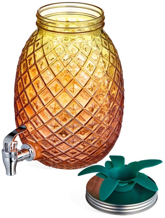 Диспенсер для напитков "pineapple", 18*25,5 см, 4 л Lefard (718-204)