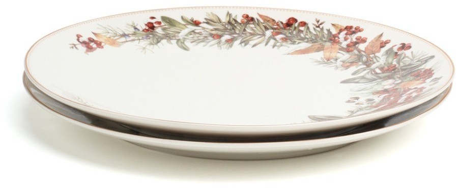 Набор тарелок обеденных lefard "морозко" 2 шт. 27 см (85-2039-1)