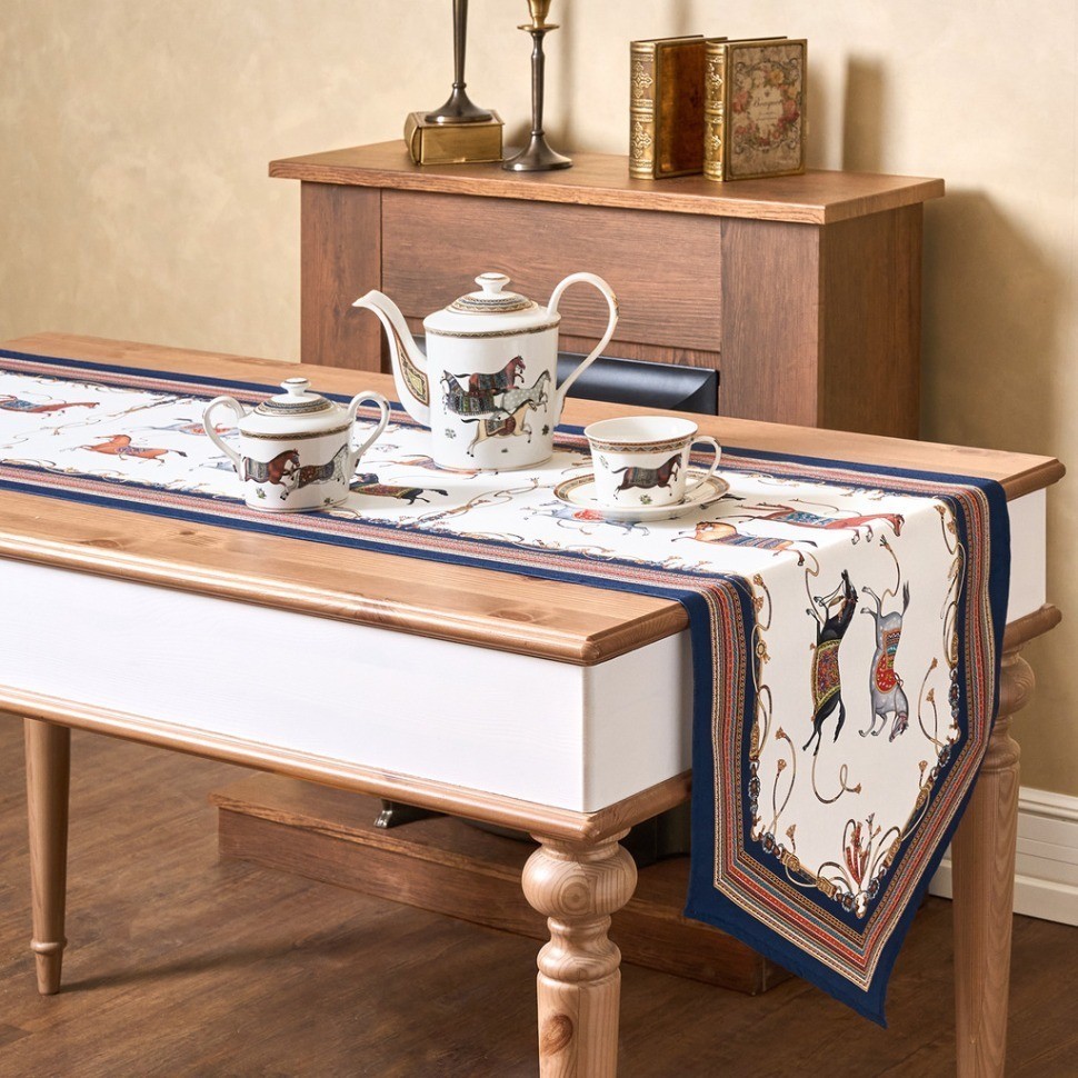 Дорожка на стол "passage", 45х145см, белый, 100% хлопок,твил Lefard (850-759-3)