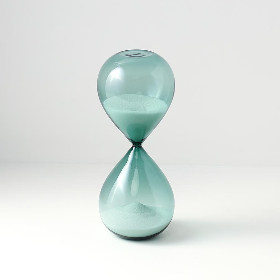 Часы песочные timeless, 30 минут, бирюзовые (79053)