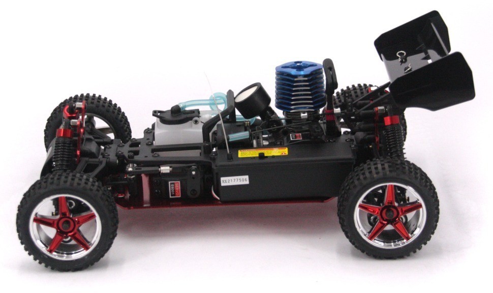 Радиоуправляемая багги HSP BackWash с ДВС Nitro 4WD 1:10 2.4G (94166-STS01)