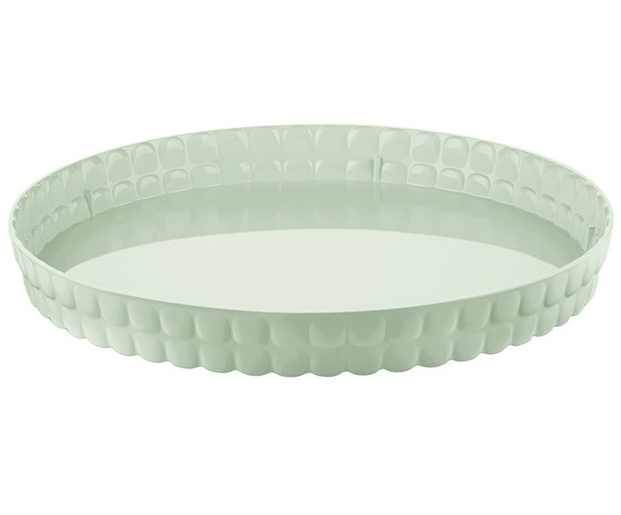 Поднос сервировочный tiffany, D35,6 см, зеленый (75589)