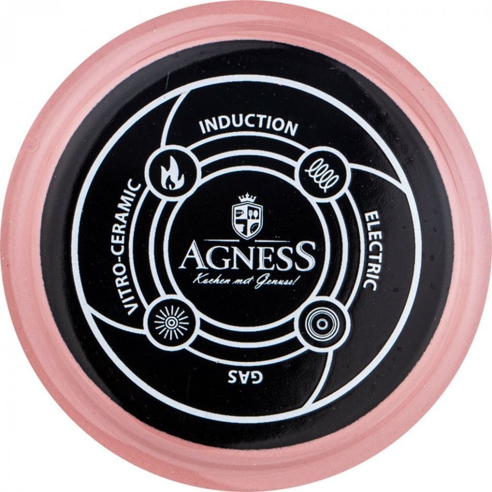 Чайник agness эмалированный, серия deluxe, 1,1л, подходит для индукции Agness (951-120)