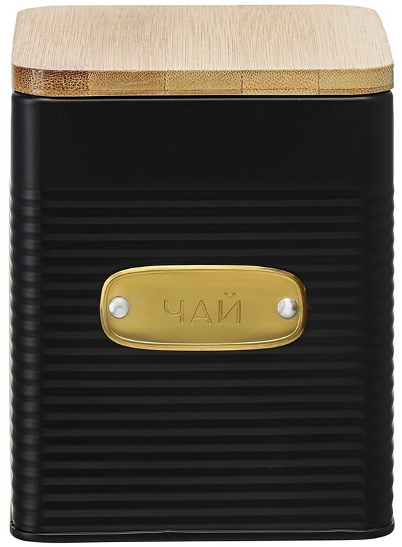 Банка для хранения чая irmel, 1,7 л, графит (78401)