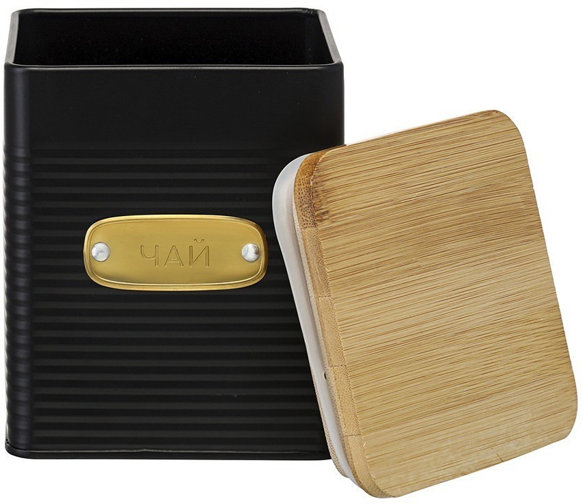 Банка для хранения чая irmel, 1,7 л, графит (78401)