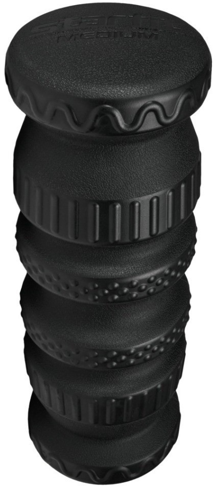 Ролик массажный Starfit FA-526, PU, средняя жесткость, 30x10 см, черный (2108089)