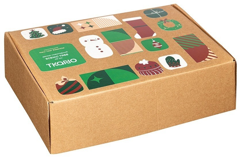 Декор новогодний scenic tree из коллекции new year essential, 40 см (78314)